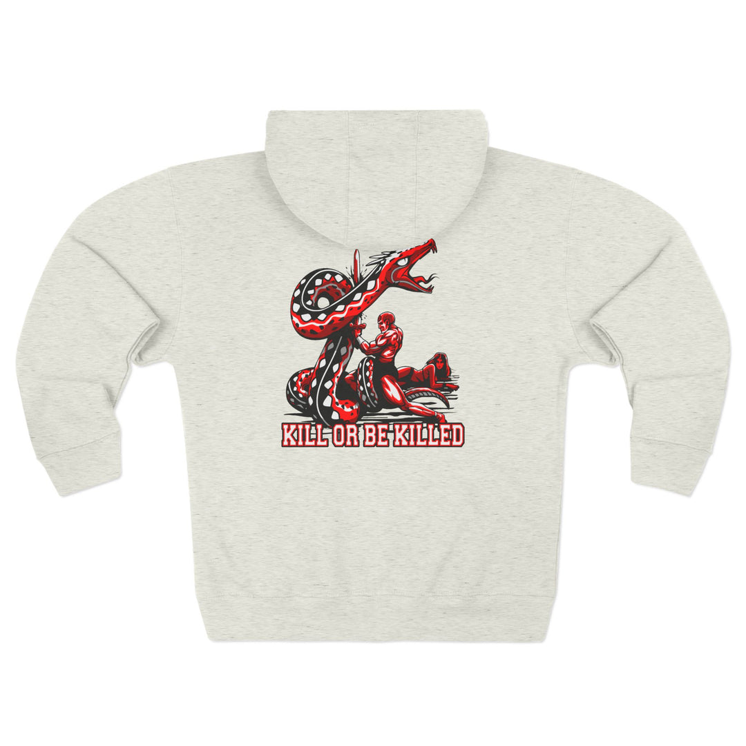 CG SERPENT SLAYER RED BLACK /KIL OR BE KILLED ZIP UP