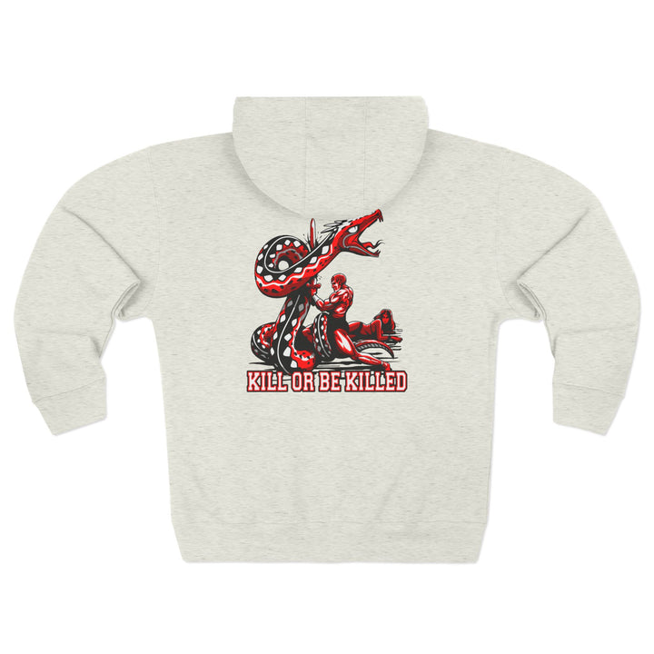 CG SERPENT SLAYER RED BLACK /KIL OR BE KILLED ZIP UP
