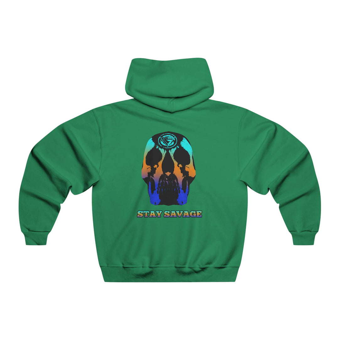 SKULLATOR-BLUE ORANGE AQUA FADE/STAY SAVAGE