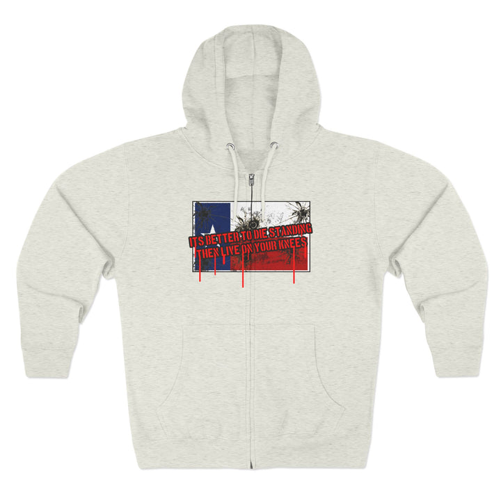 CG ANGRY DOG LONE STAR TEXAS STYLE /LIFT OR DIE ZIP UP