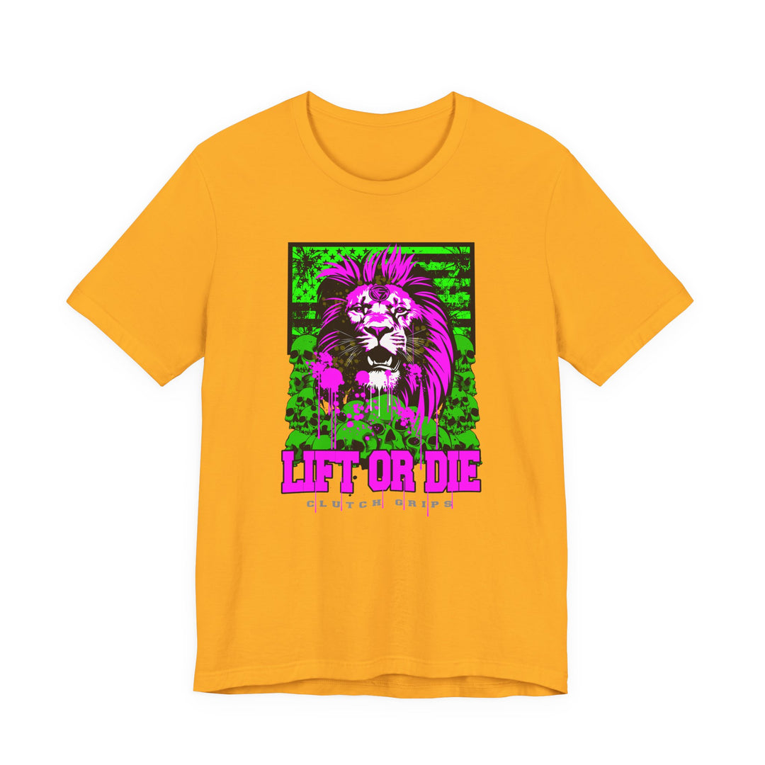 LION HEART PURPLEGREEN/LIFT OR DIE