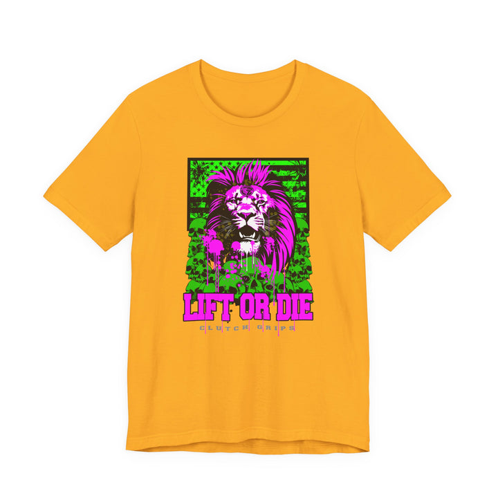 LION HEART PURPLEGREEN/LIFT OR DIE
