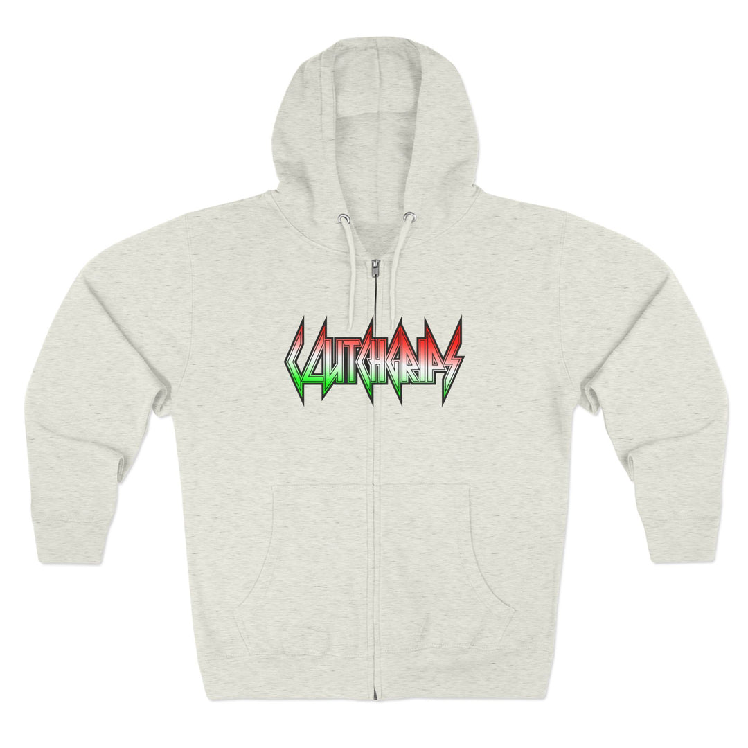 CG SKULL RED WHITE GREEN /READY FOR WAR ZIP UP