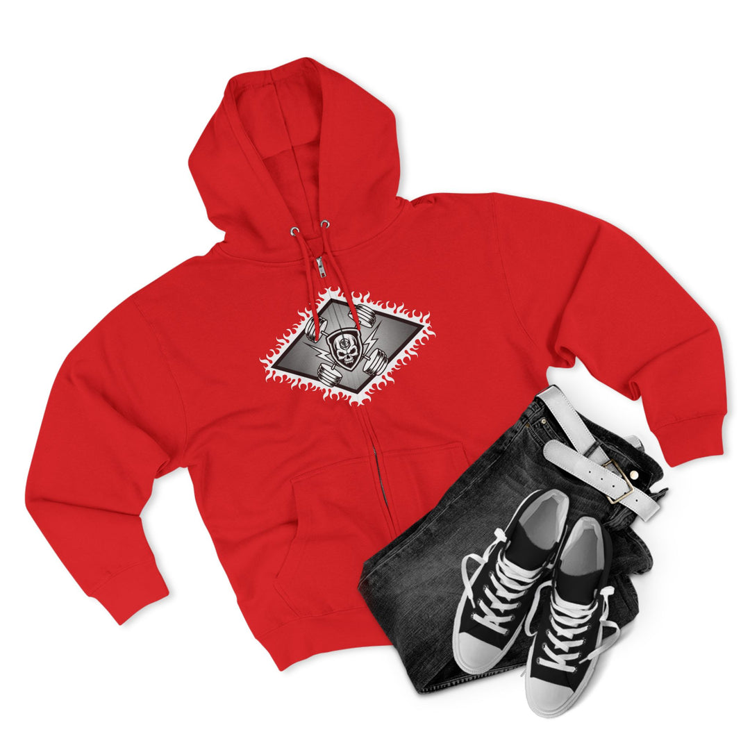 WICKED VIPER BLACK WHITE /LIFT OR DIE ZIP UP