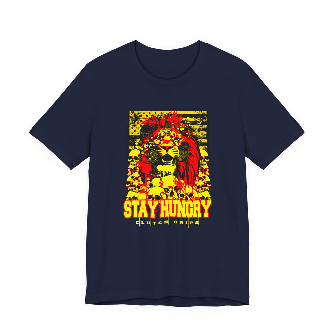 LION HEART YELLOW RED BLACK /STAY HUNGRY