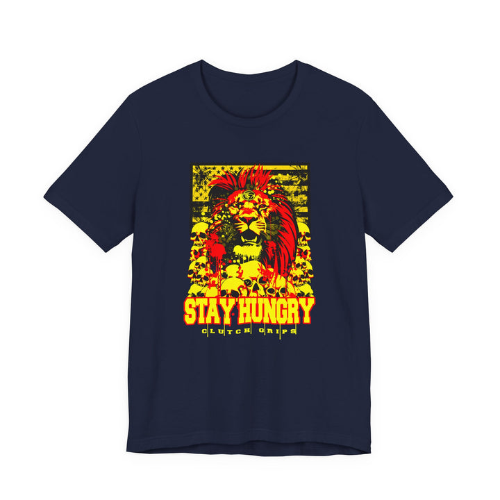 LION HEART YELLOW RED BLACK /STAY HUNGRY
