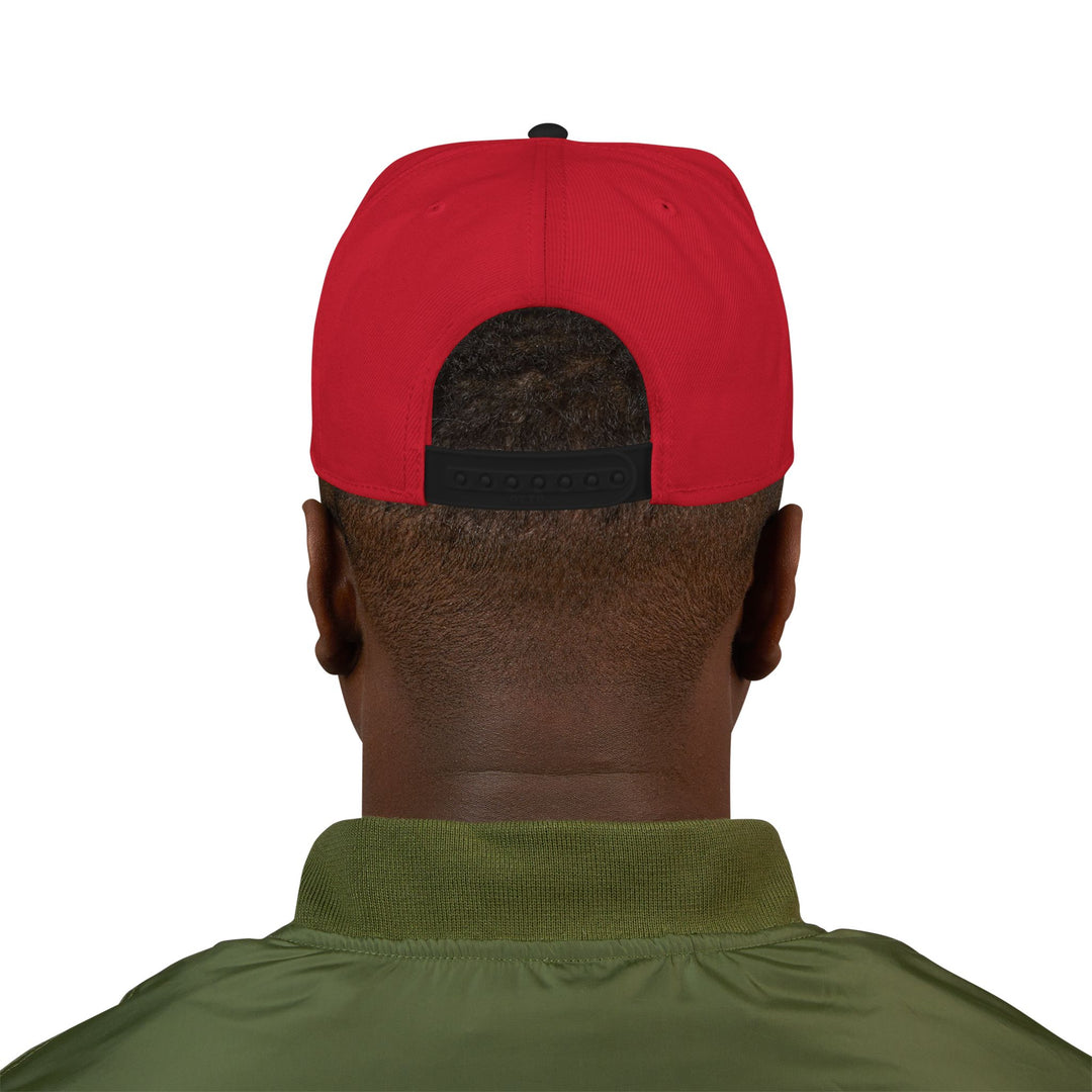 RED WHITE GREEN SKULLATOR Snapback (Embroidery)