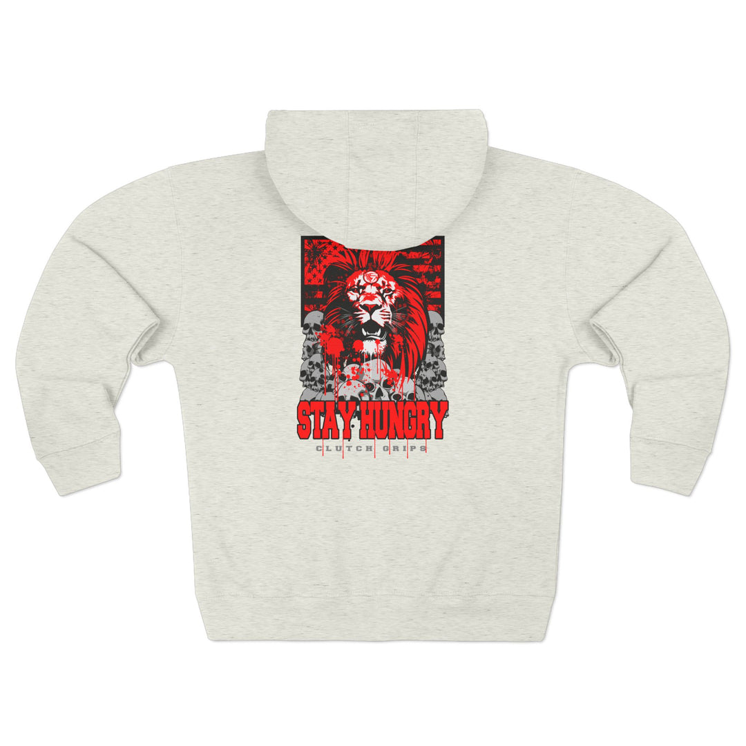 CG LION HEART RED BLACK/STAY HUNGRY ZIP UP