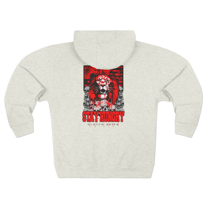 CG LION HEART RED BLACK/STAY HUNGRY ZIP UP