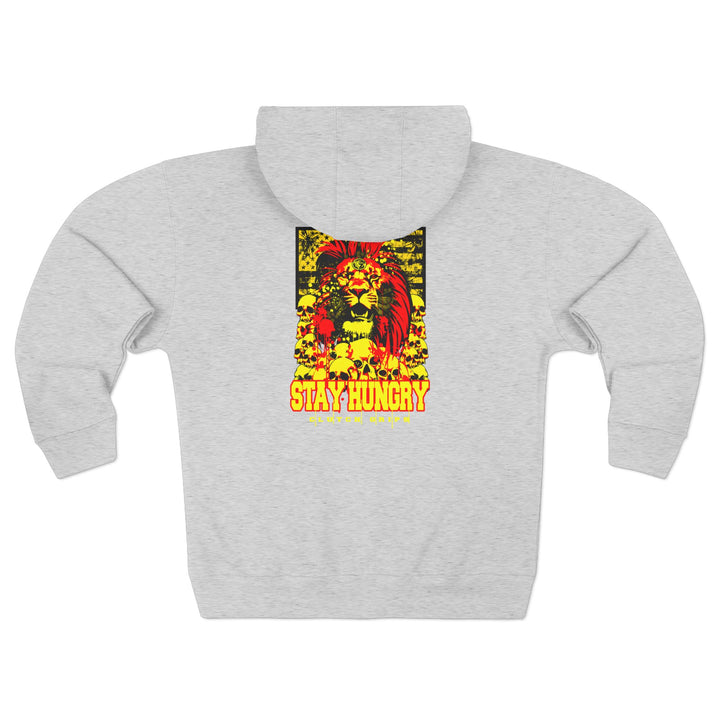CG LION HEART RED YELLOW /STAY HUNGRY ZIP UP