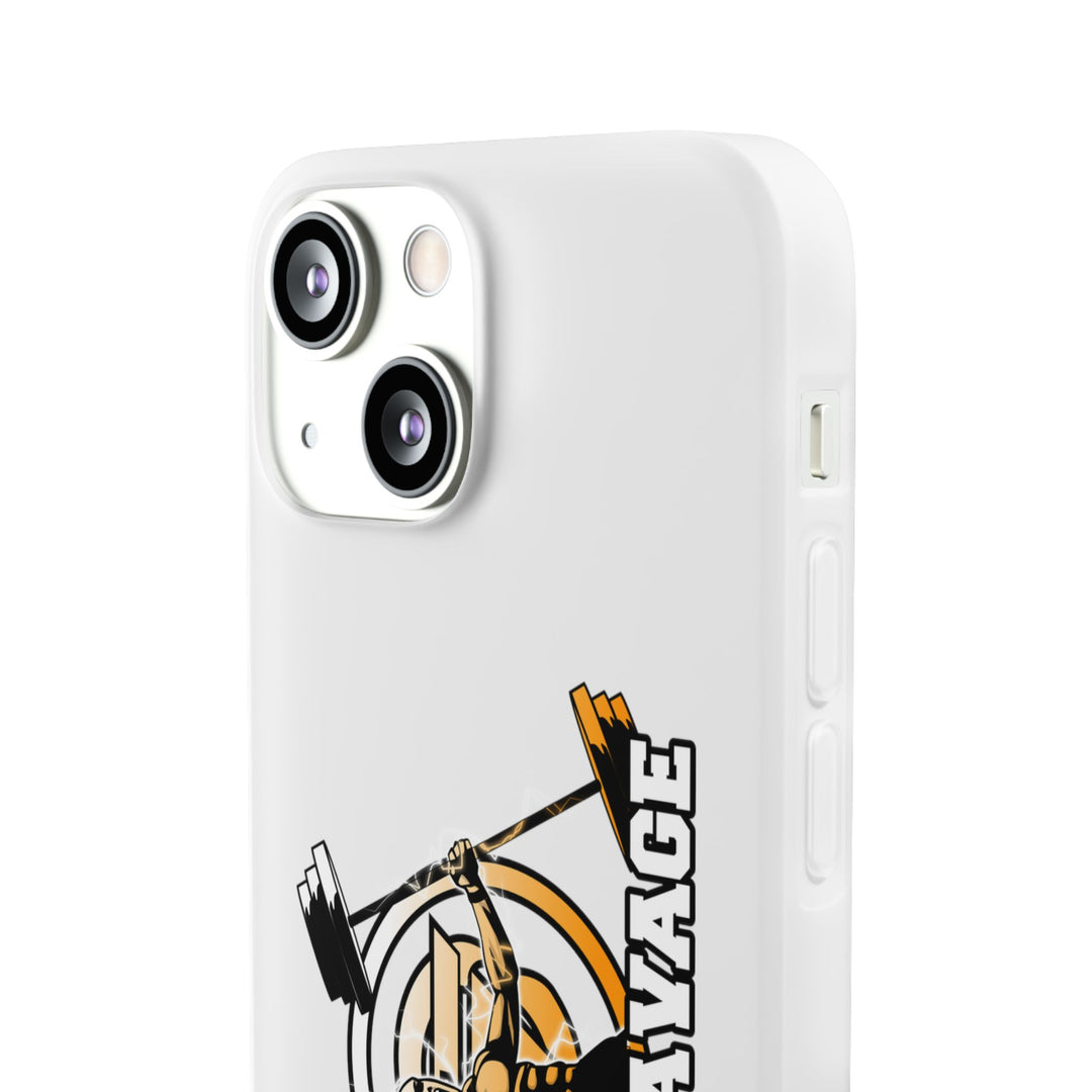 SPARTAN LIFT ORANGE WHITE PHONE CASE/STAY SAVAGE