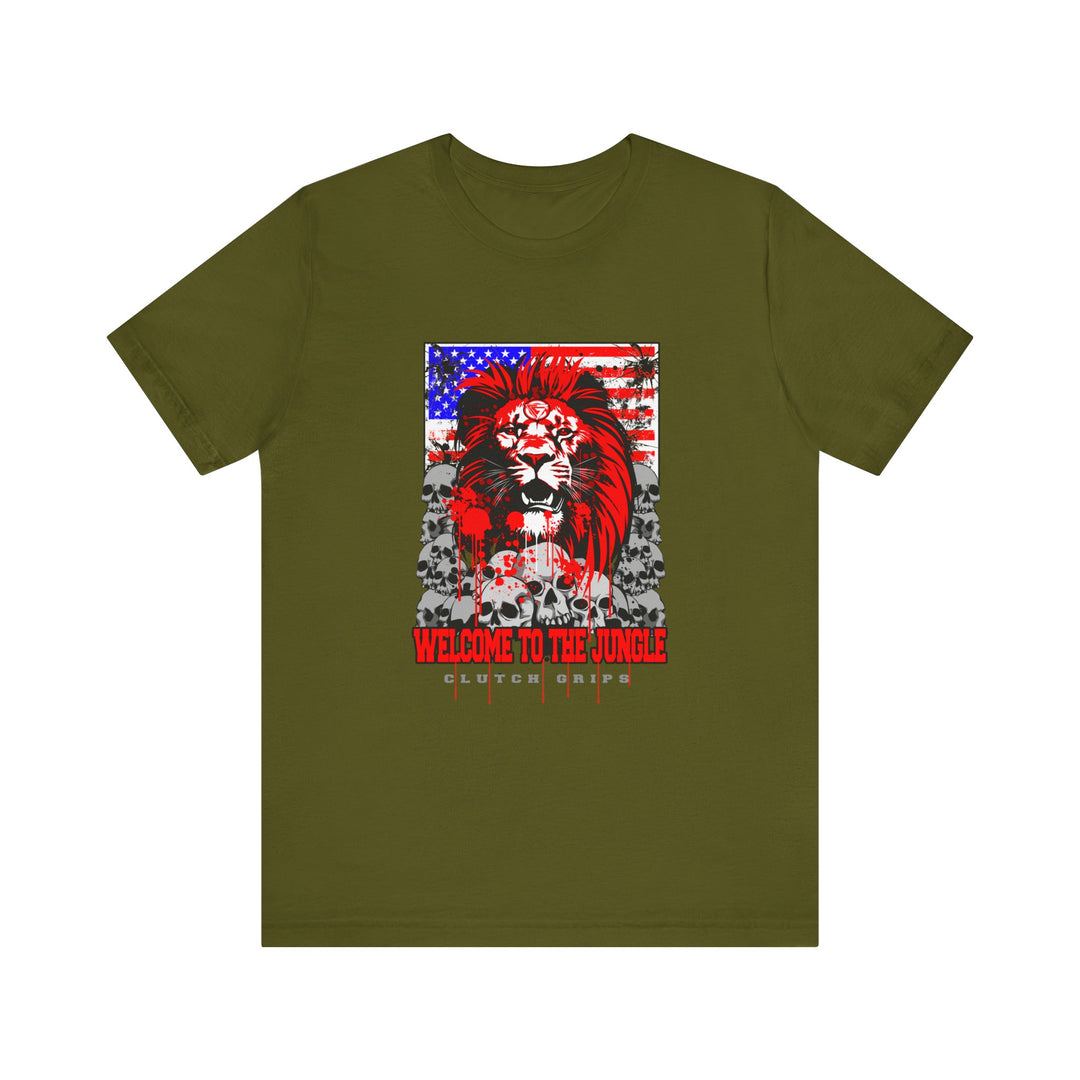 LIONHEART USA FLAG RED WHITE BLUE /WELCOME TO THE JUNGLE