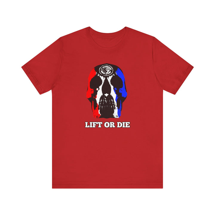 SKULLATOR RED WHITE BLUE /LIFT OR DIE