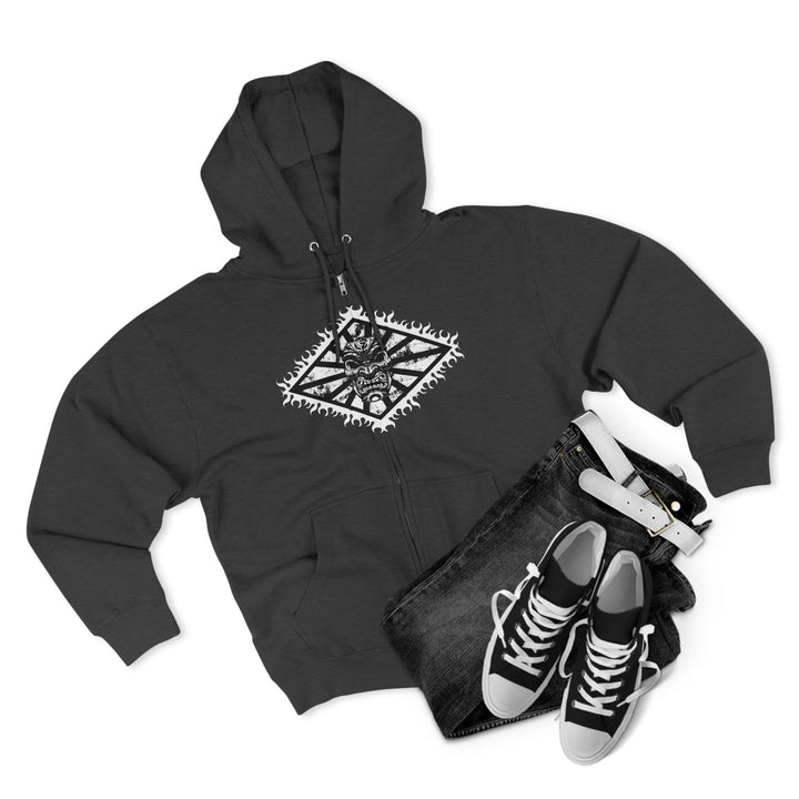 WICKED VIPER BLACK WHITE /LIFT HARDER ZIP UP
