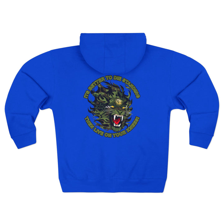 CG TIGER FLAME WAR TIGERCAMO FOREST/ITS BETTER TO DIE STANDING THAN LIVE ON YOUR KNEE'S
