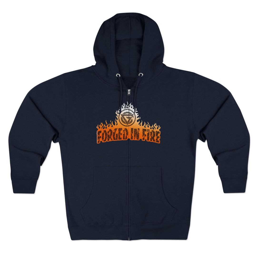 CG SKULLATOR SGL BELL DRAGON TIGER ORANGE WHITE  FADE /READY FOR WAR ZIP UP