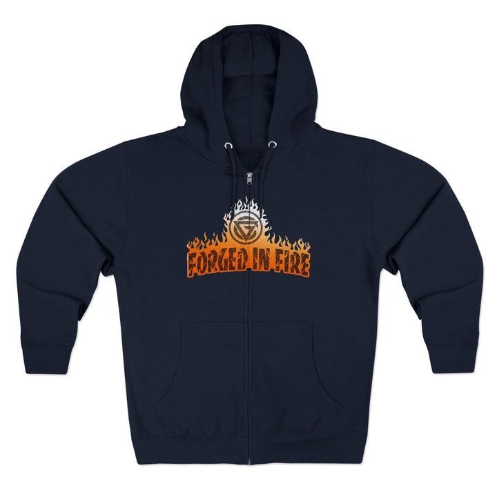 CG SKULLATOR SGL BELL DRAGON TIGER ORANGE WHITE  FADE /READY FOR WAR ZIP UP