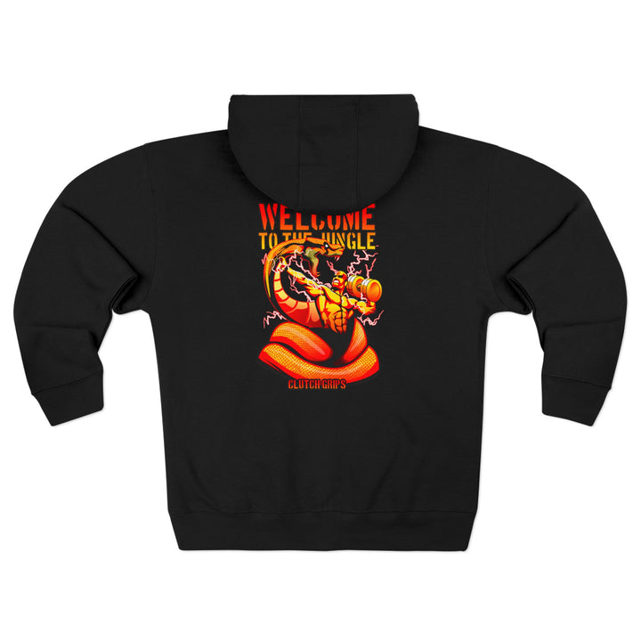 MAC VS SNAKE ORANGE GOLD FADE /WELCOME TO THE JUNGLE ZIP UP