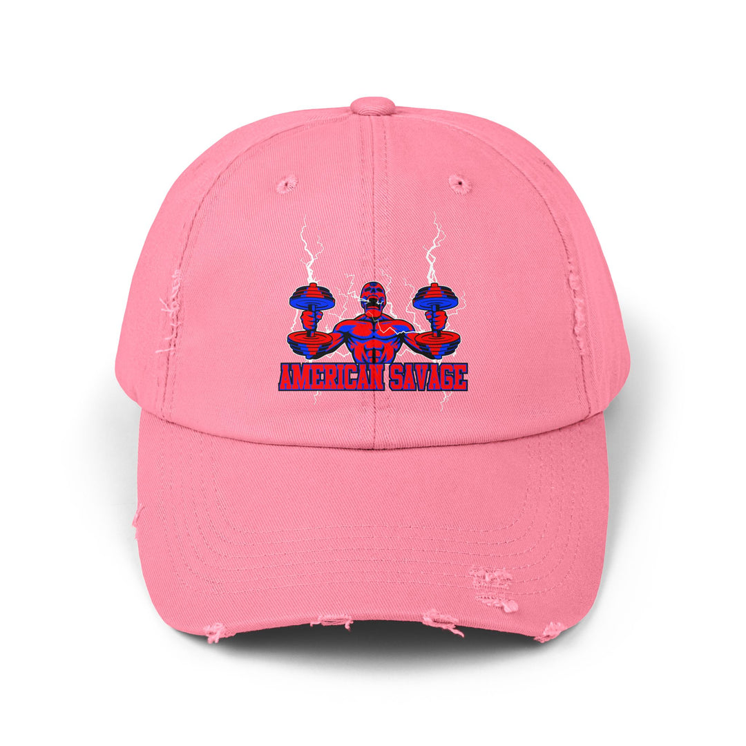 RIDE THE LIGHTNING HYPER RED BLUE /AMERICAN SAVAGE CAP