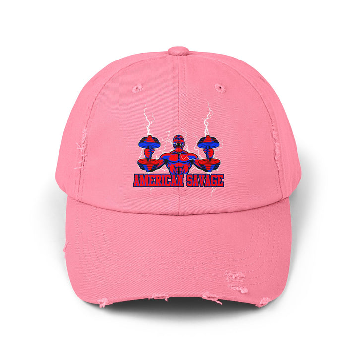 RIDE THE LIGHTNING HYPER RED BLUE /AMERICAN SAVAGE CAP