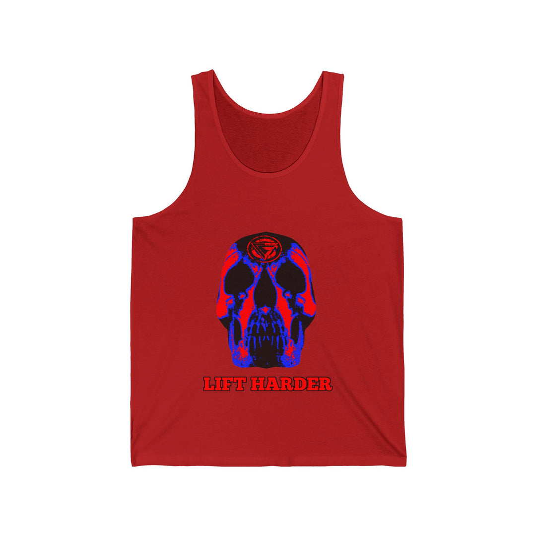 SKULLATOR TANK RED BLUE /LIFT HARDER