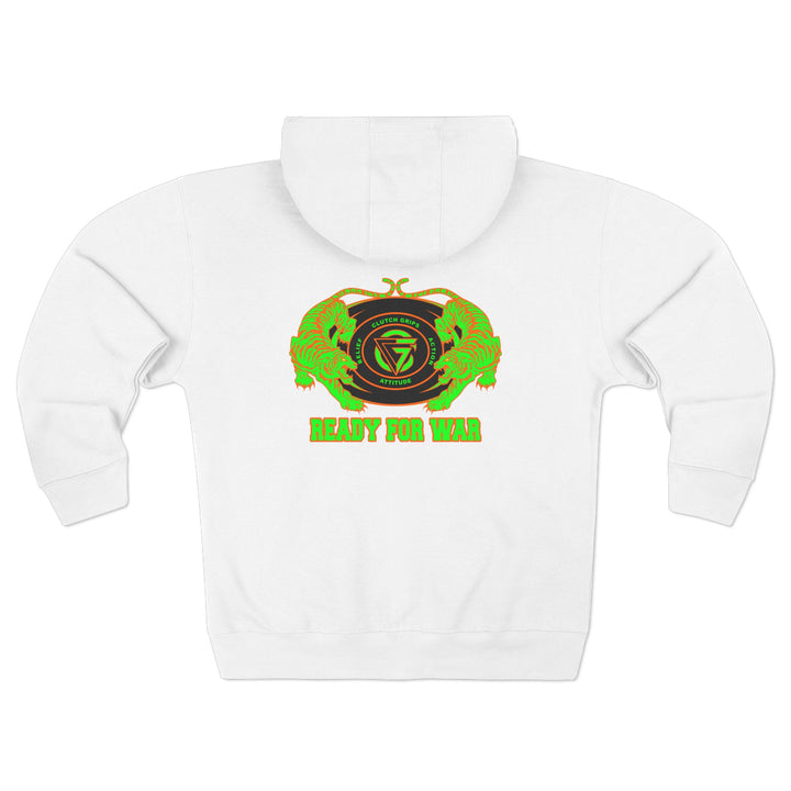 CG TIGER VS TIGER GREEN ORANGE /READY FOR WAR ZIP UP
