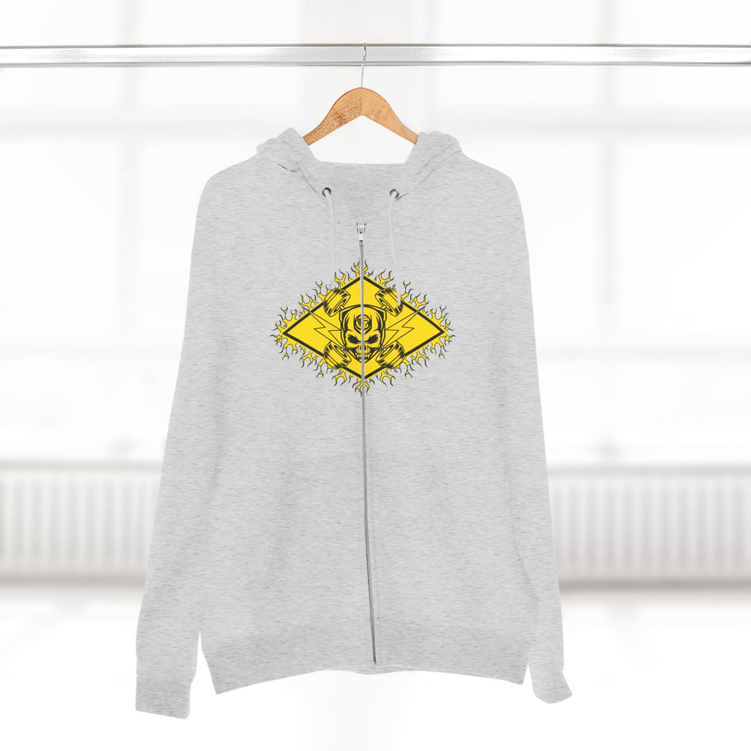 SPARTAN LIFT YELLOW BLACK/READY FOR WAR ZIP UP