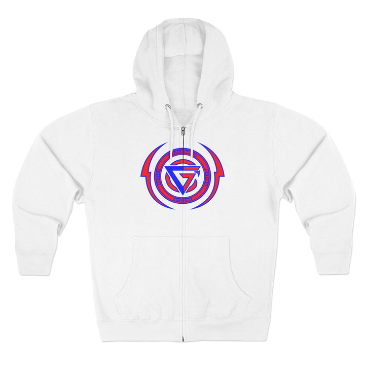 CG STAND OFF RED BLUE /AMERICAN SAVAGE ZIP UP