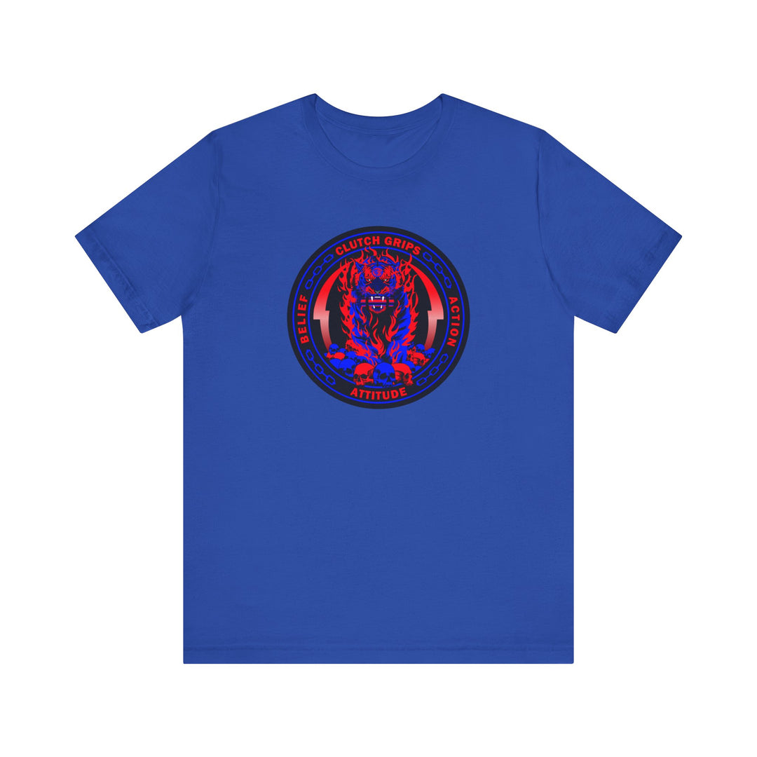 DYNAMITE TIGER RED BLUE COIN STYLE