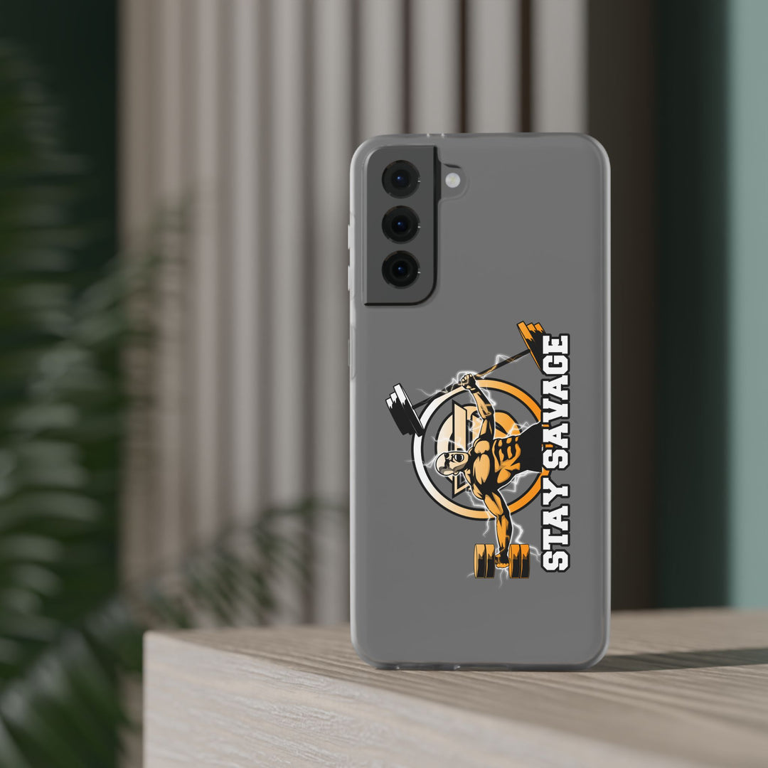 SPARTAN LIFT ORANGE WHITE PHONE CASE/STAY SAVAGE