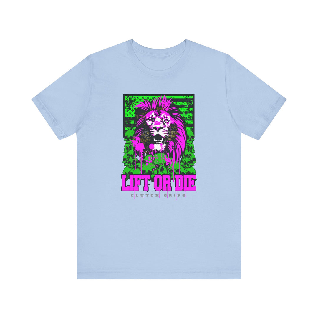 LION HEART PURPLEGREEN/LIFT OR DIE