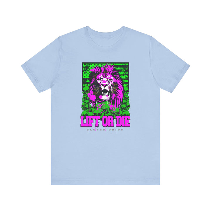 LION HEART PURPLEGREEN/LIFT OR DIE