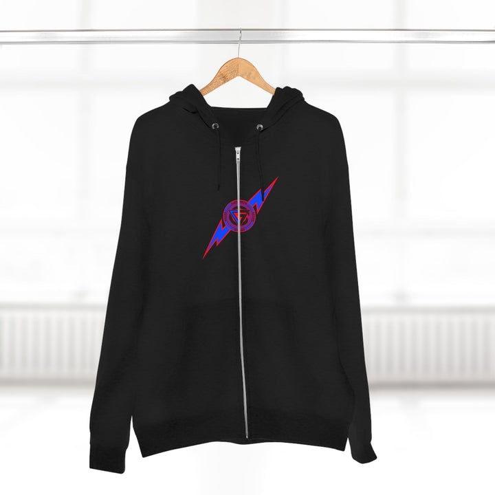CG LION HEART RED WHITE BLUE /FIGHT FOR IT ZIP UP
