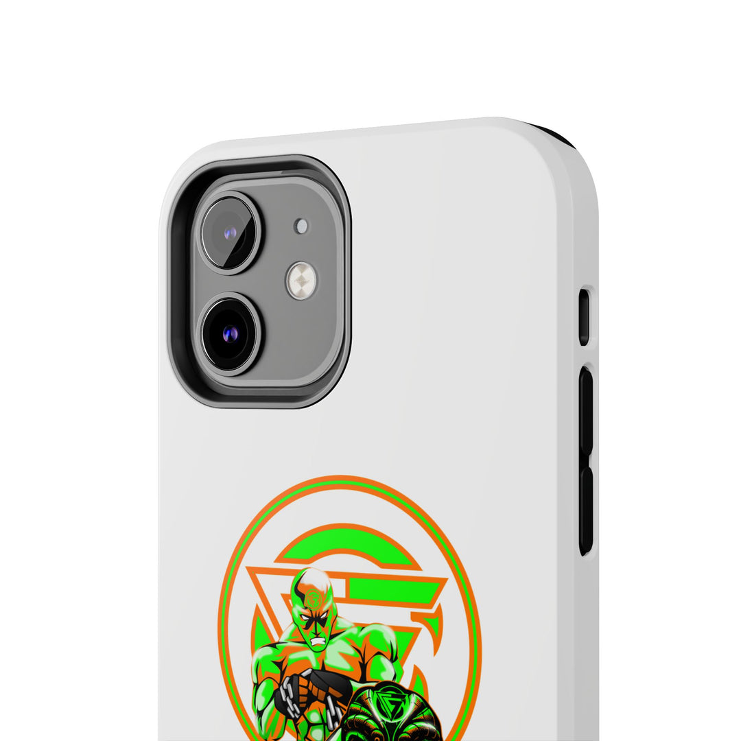 ANGRY DOG ORANGE GREEN PHONE CASE /LIFT OR DIE