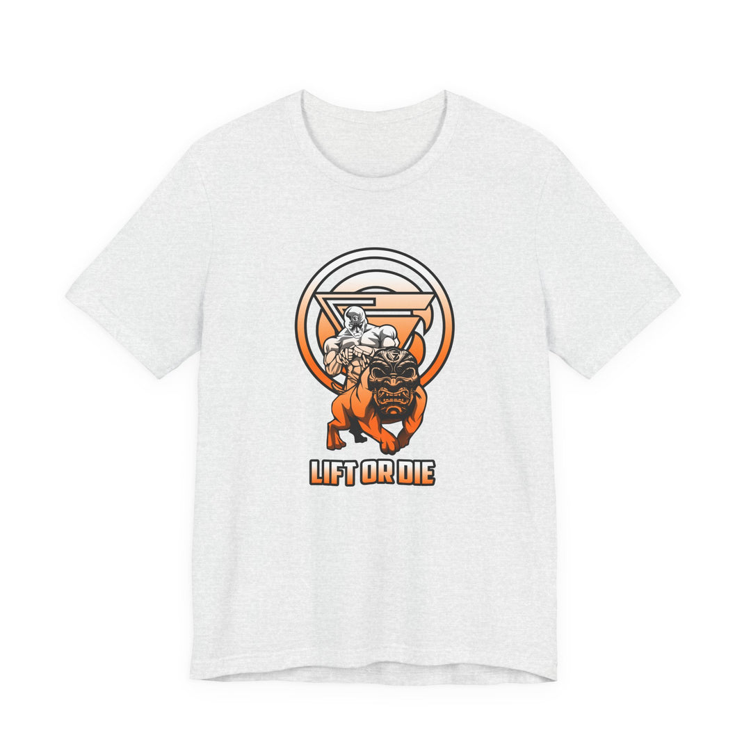 CG ANGRY DOG ORANGE WHITE FADE/LIFT OR DIE