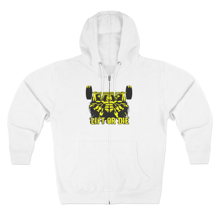 CG FINAL BOSS ON PRE-WORKOUT YELLOW BLACK /LIFT OR DIE ZIP UP