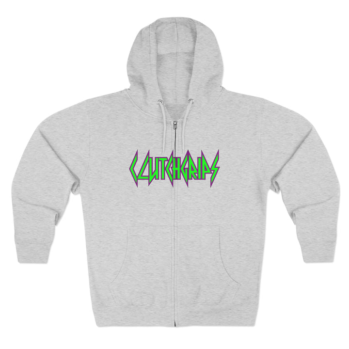 CG ANGRY DOG PURPLE GREEN/LIFT OR DIE ZIP UP
