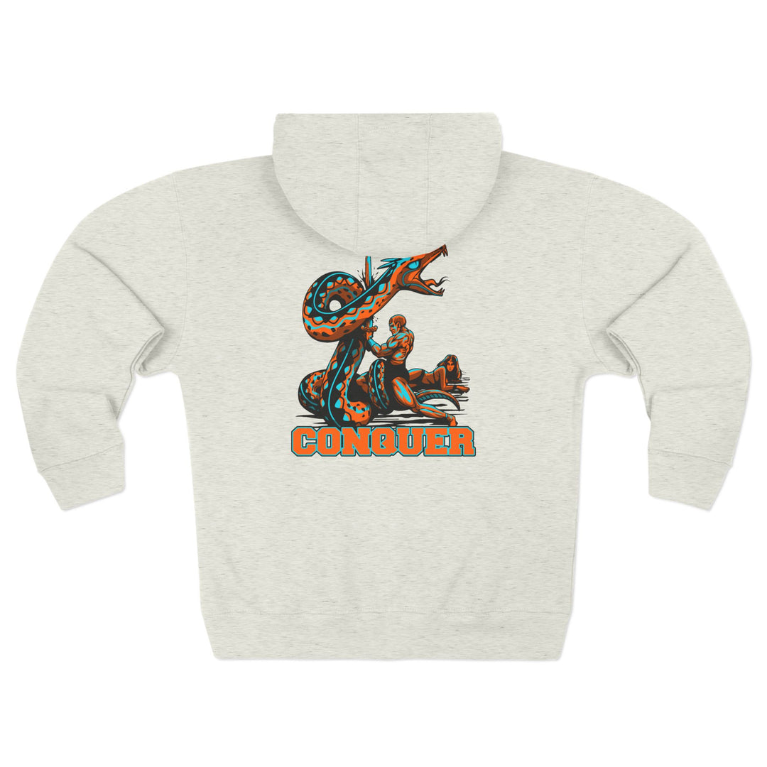 CG SERPENT SLAYER RED MIAMI COLORS /CONQUER ZIP UP