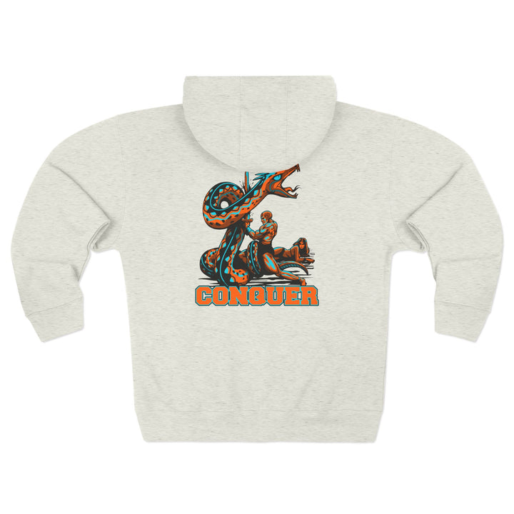 CG SERPENT SLAYER RED MIAMI COLORS /CONQUER ZIP UP