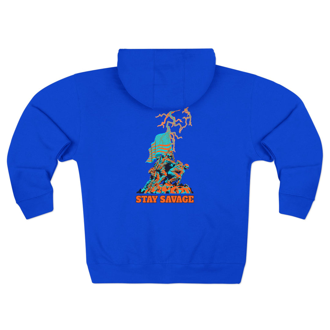 CG  AMERICAN WARRIORS MIAMI COLORS  /STAY SAVAGE ZIP UP