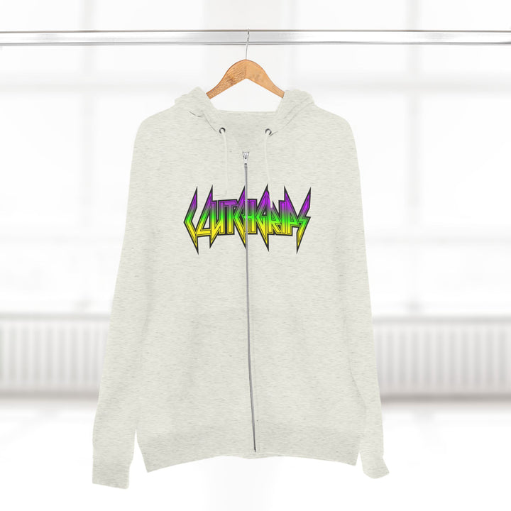 CG LIFT KICK YELLOW GREEN PURPLE FADE /KILL OR BE KILLED ZIP UP