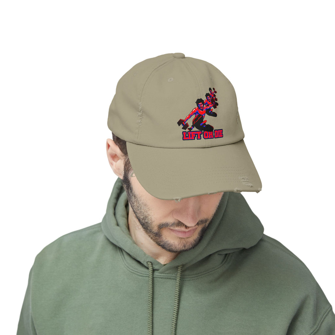 MAC LEE LIFT KICK RED BLUE /LIFT OR DIE CAP