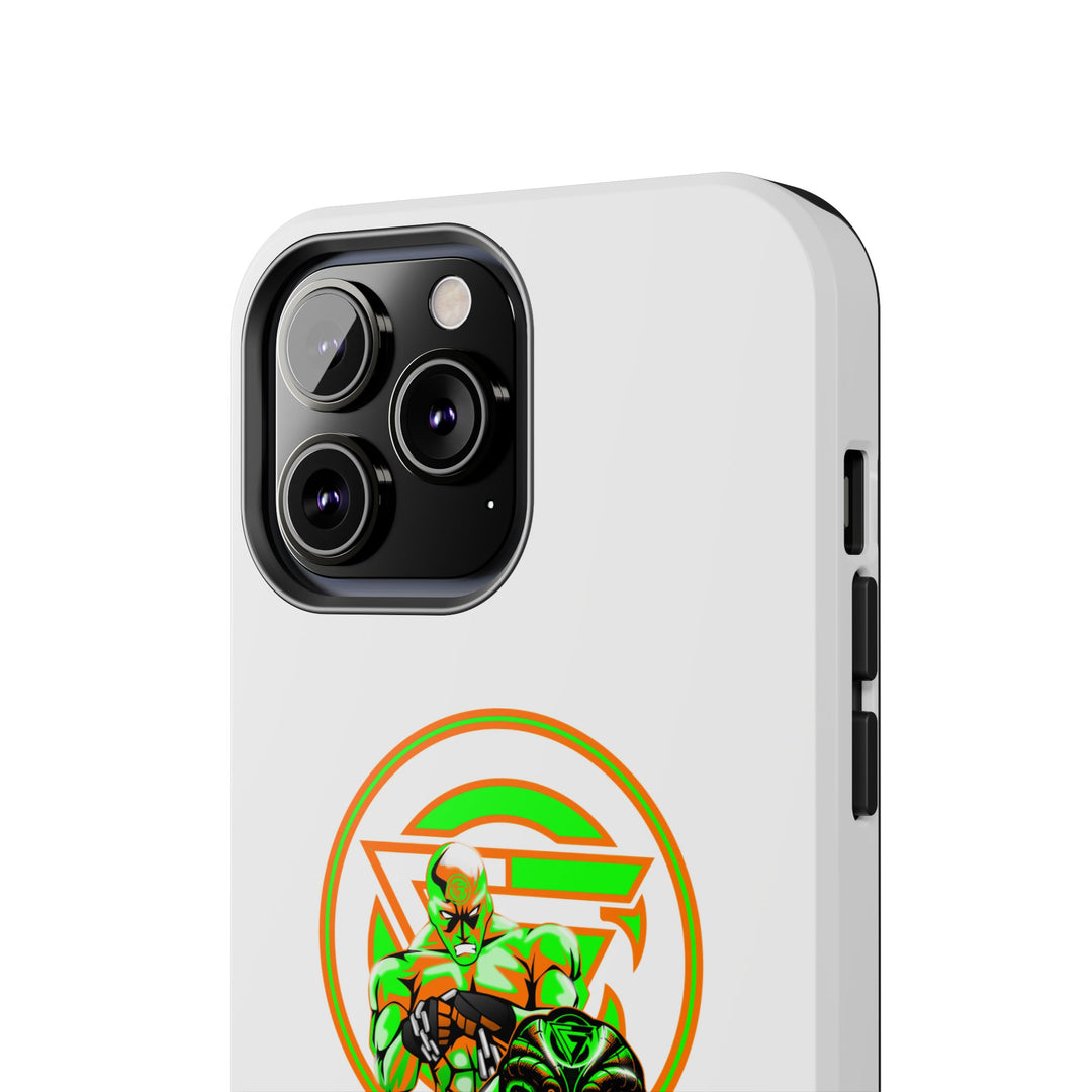 ANGRY DOG ORANGE GREEN PHONE CASE /LIFT OR DIE