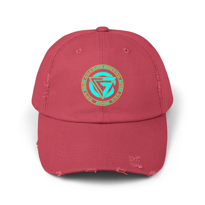 CG LOGO MIAMI AQUA /DISTRESSED CAP