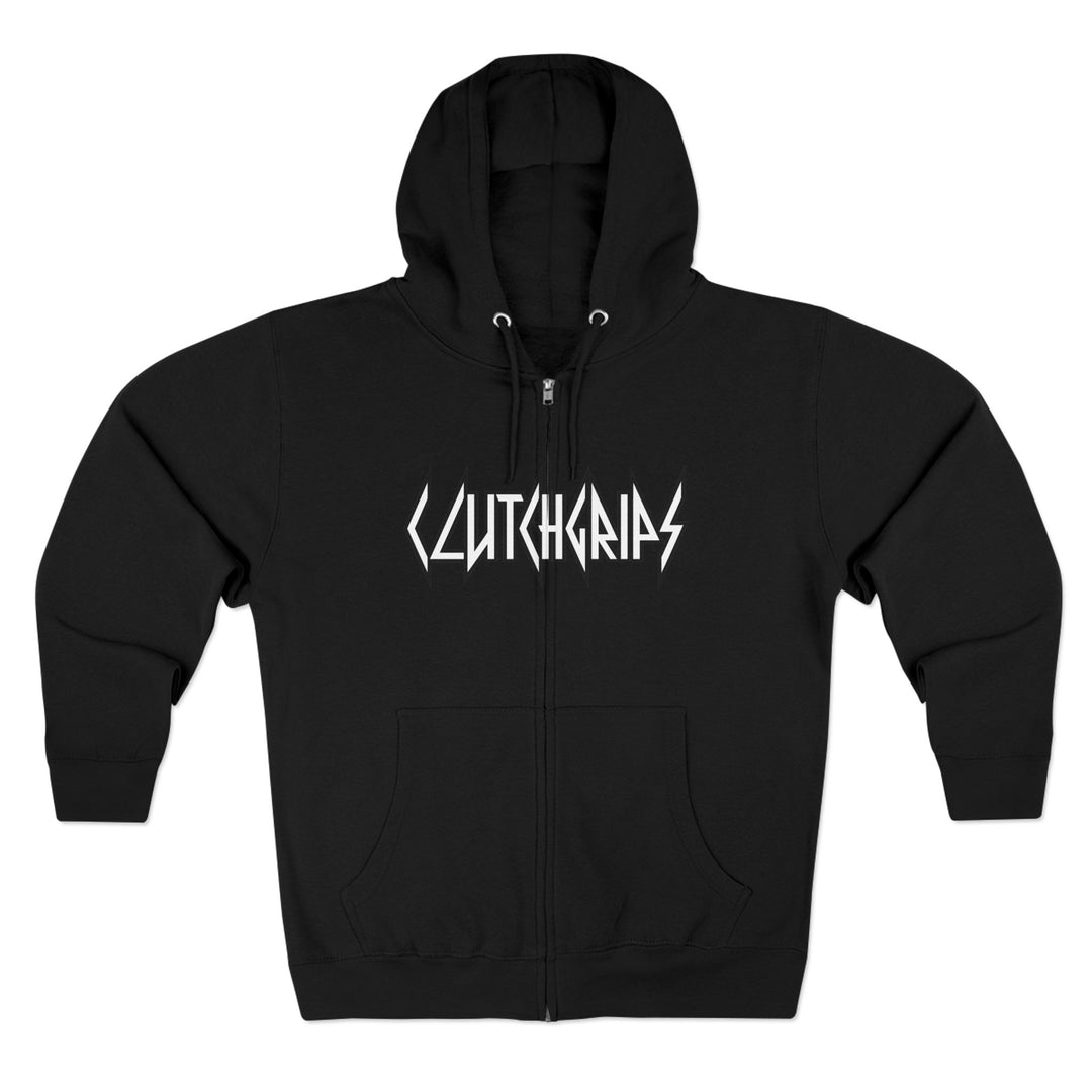 CG DRAGON BELL LIGHTNING WHITE /BELIEF ATTITUDE ACTION ZIP UP