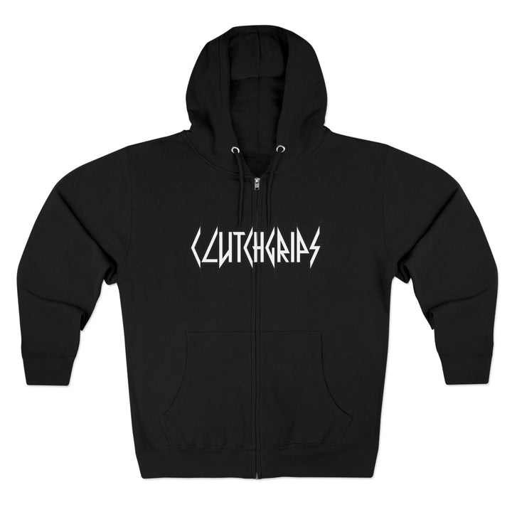 CG DRAGON BELL LIGHTNING WHITE /BELIEF ATTITUDE ACTION ZIP UP