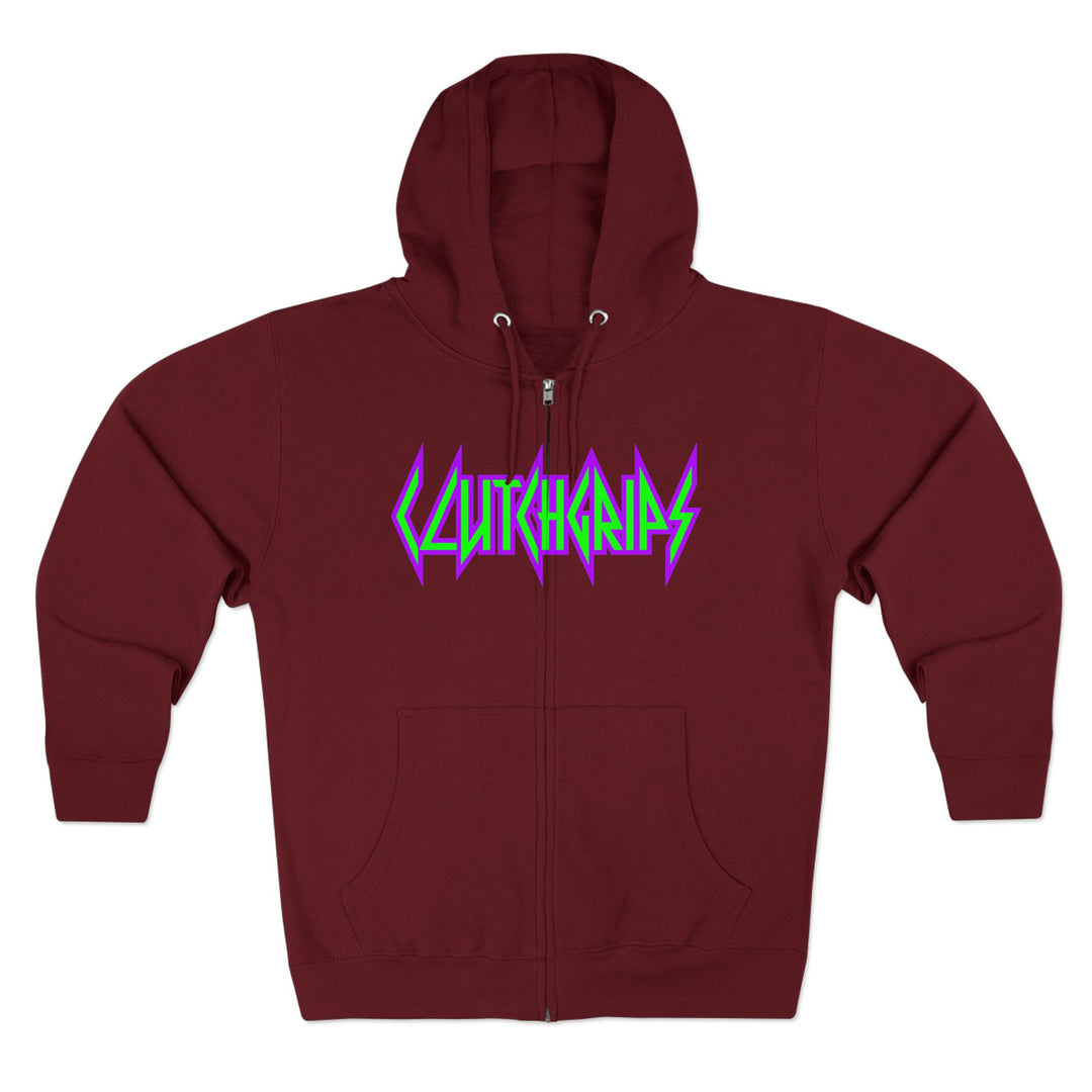 CG SKULLATOR PURPLE GREEN /CLUTCH GRIPS ZIP UP