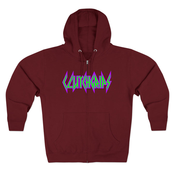 CG SKULLATOR PURPLE GREEN /CLUTCH GRIPS ZIP UP