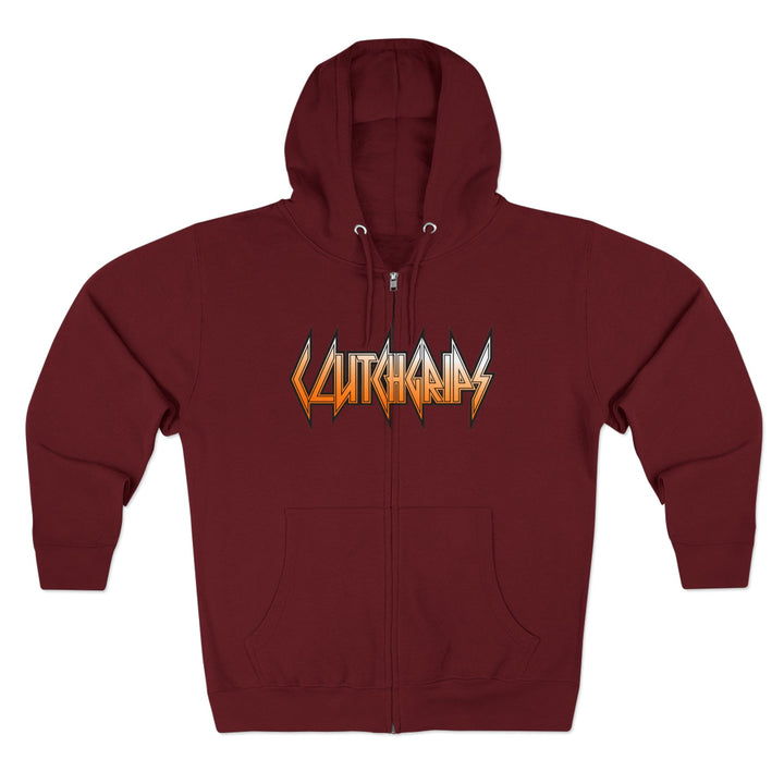 CG A AMERICAN WARRIORS ORANGE WHITE FADE /CONQUER ZIP UP