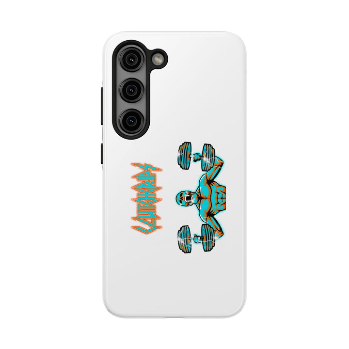 RIDE THE LIGHTNING MIAMI COLORS AQUA ORANGE PHONE CASE/CLUTCHGRIPS